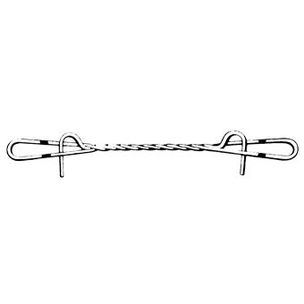 Gates & Sons 36 in. 11 ga Steel Galvanized EZ Twisted Breakback Wire Tie